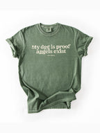 My Dog is Proof Angels Exist Cotton T-shirt