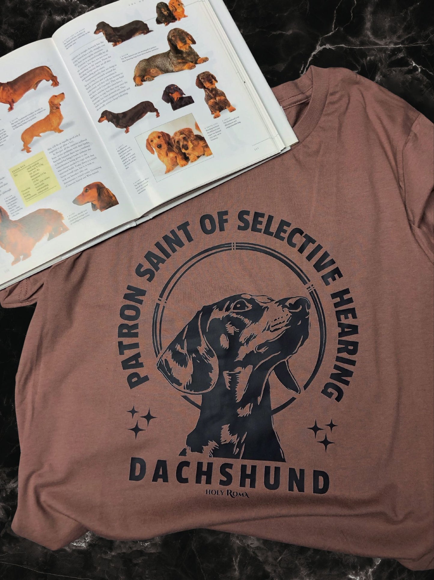 Patron Saint of Selective Hearing - Dachshund Lightweight Tee