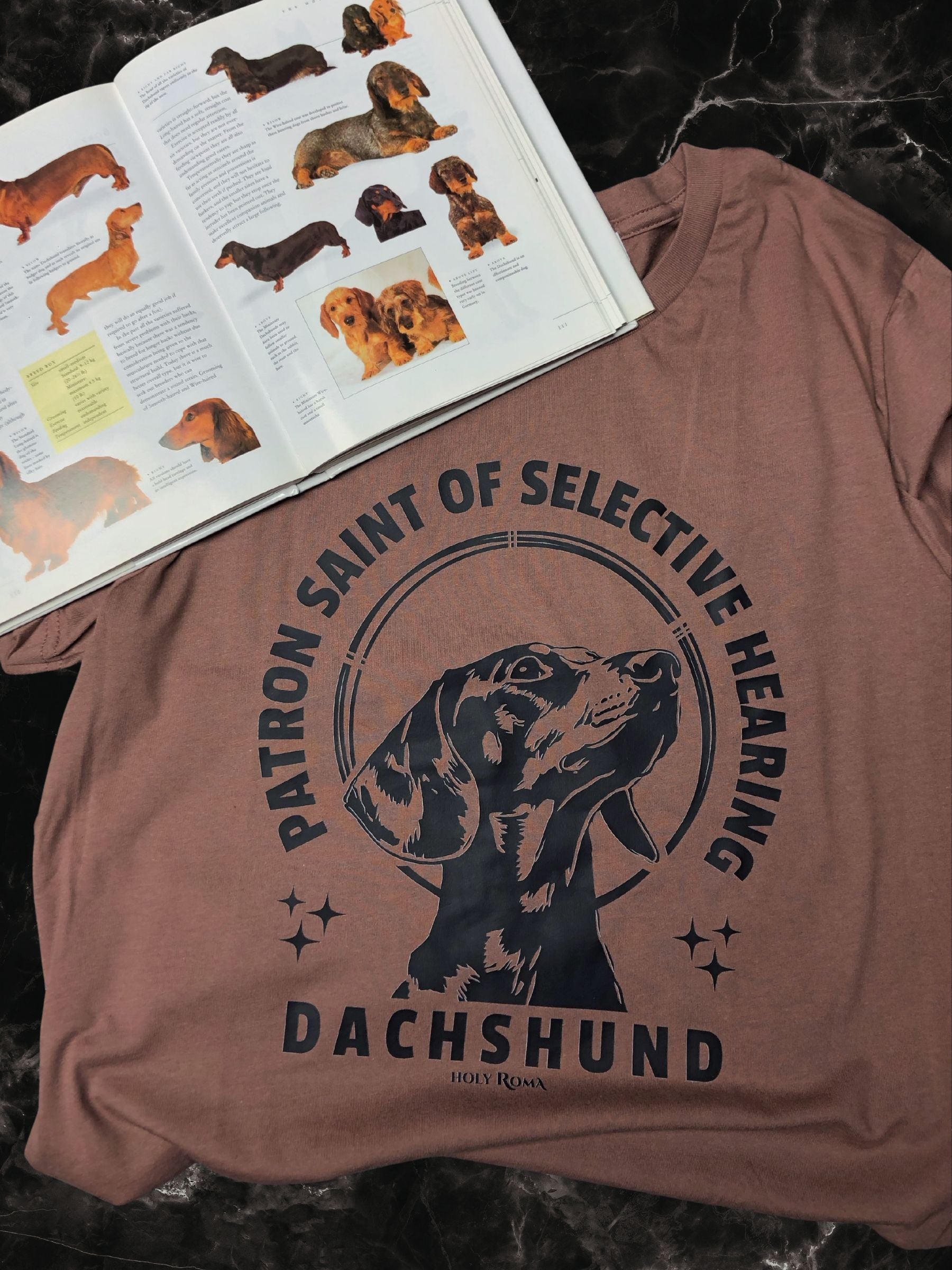 Patron Saint of Selective Hearing - Dachshund Lightweight Tee